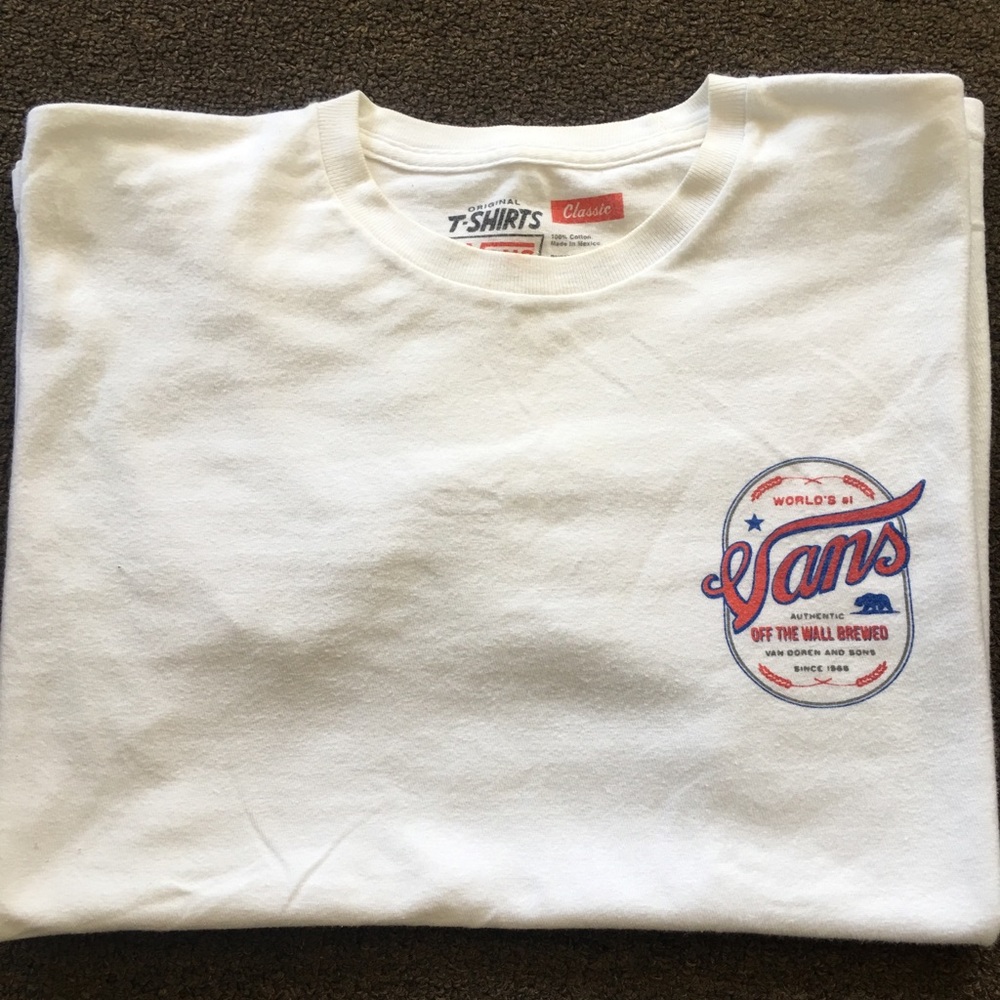WHITE VANS T-SHIRT